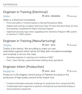 How to List Professional Work Experience on a Resume in 2025
