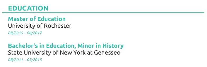 How to List Education on a Resume in 2024 [+ Examples & Tips]