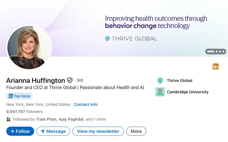 LinkedIn Headline Examples for Entrepreneurs 