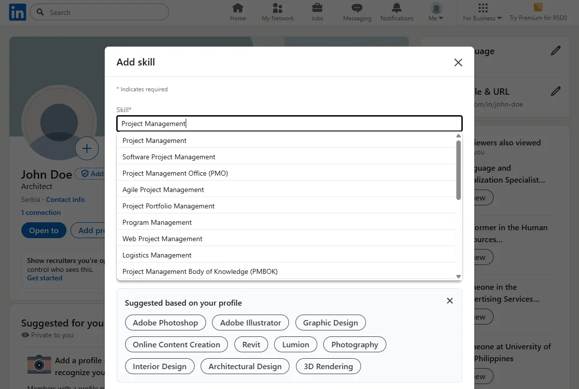 Select relevant skill
