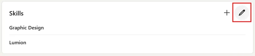 Reorder or Delete Irrelevant Skills