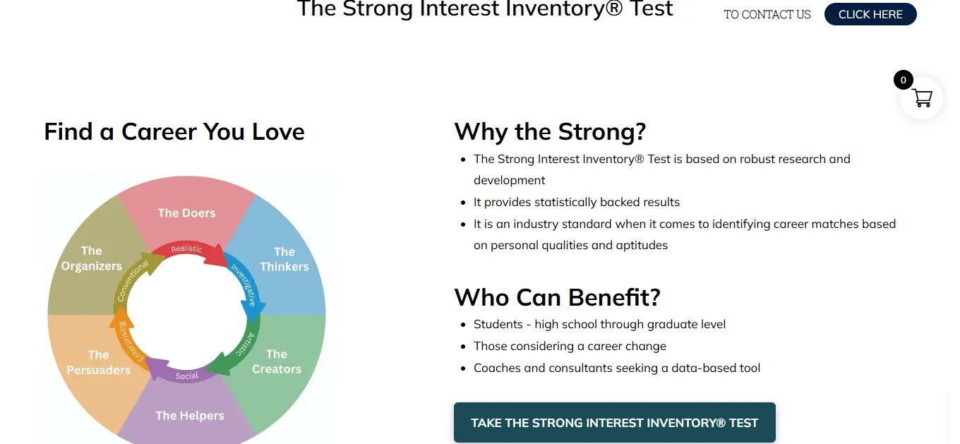 Strong Interest Inventory - Career Aptitude Tests