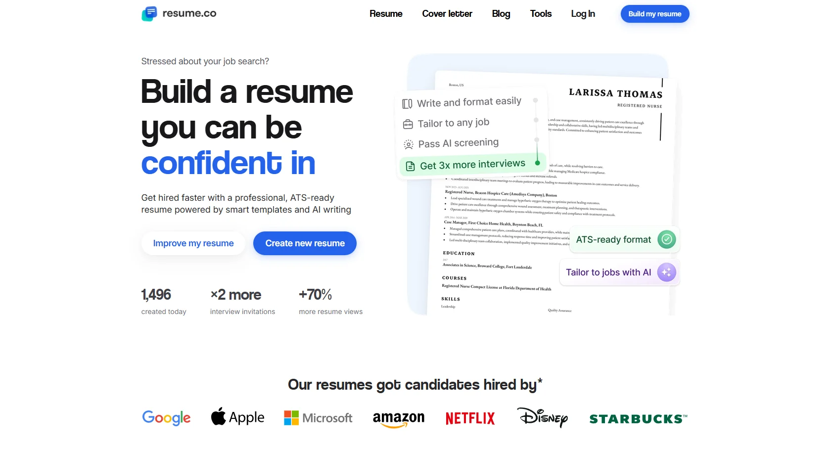 Jobscan vs Resume.co