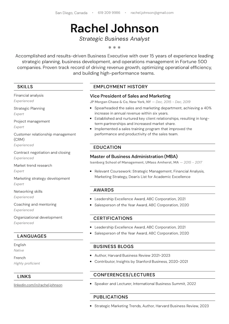 The Best CV Format: Tips and Tricks [w/ Examples]