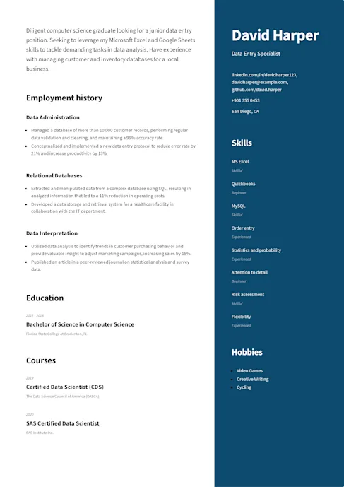 The Best CV Format: Tips and Tricks [w/ Examples]