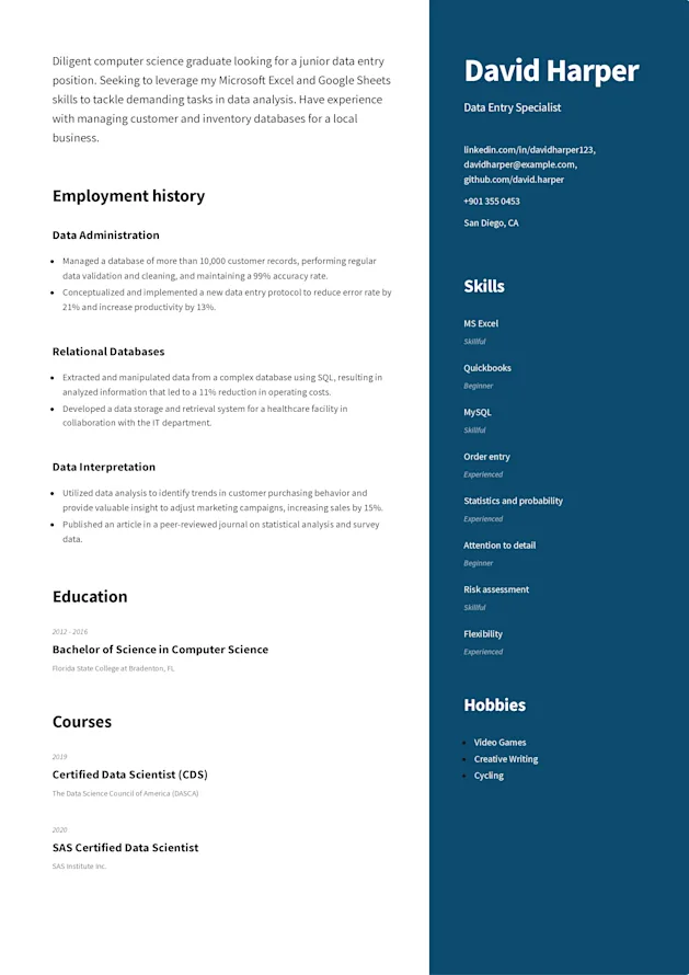 The Best CV Format: Tips and Tricks [w/ Examples]