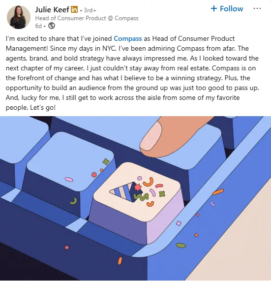 new job announcement example