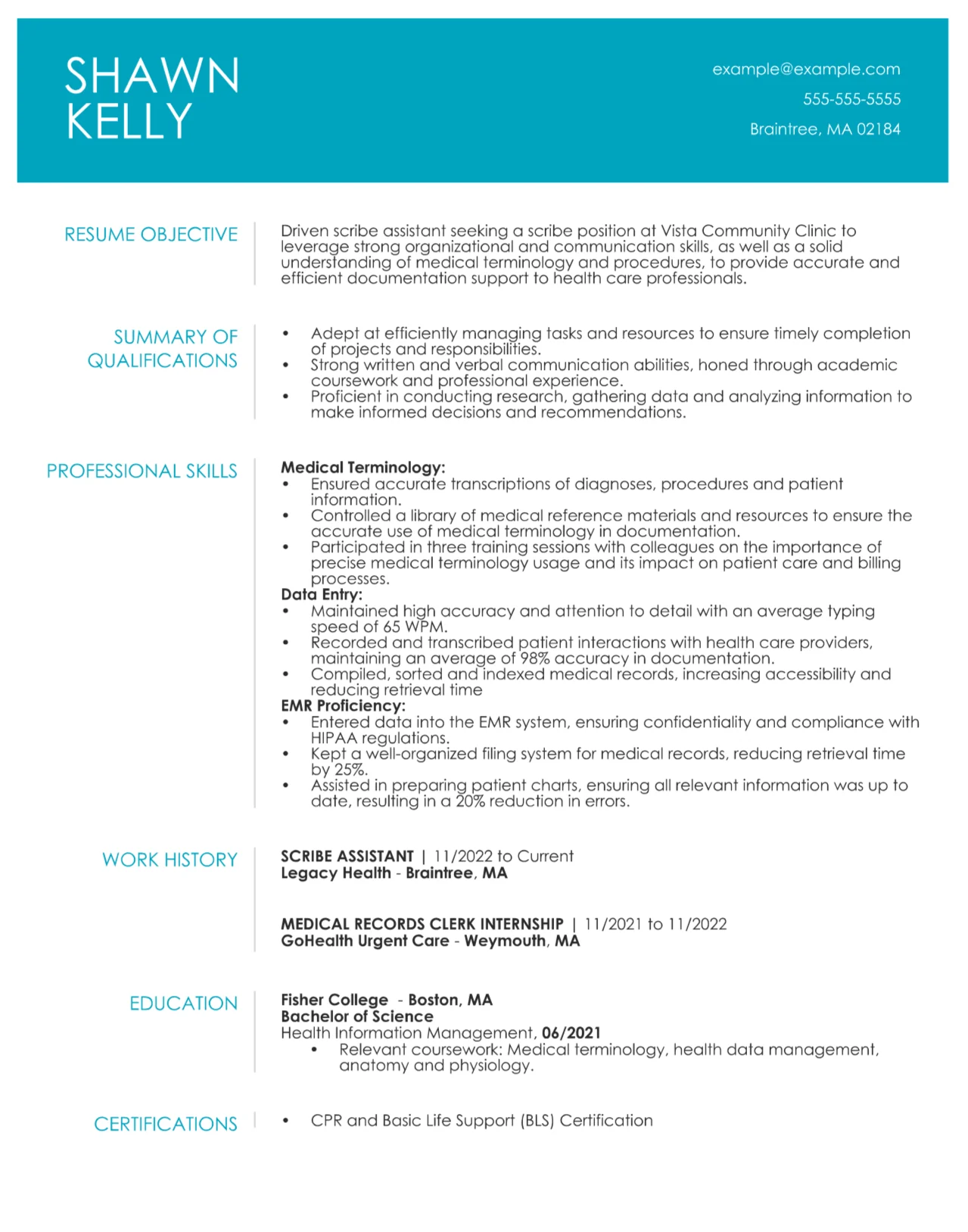 Resume Now Modern Template