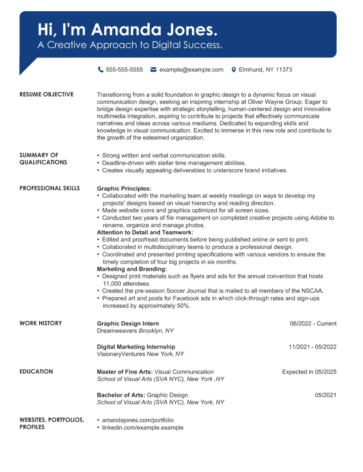 Resume Now Creative Template