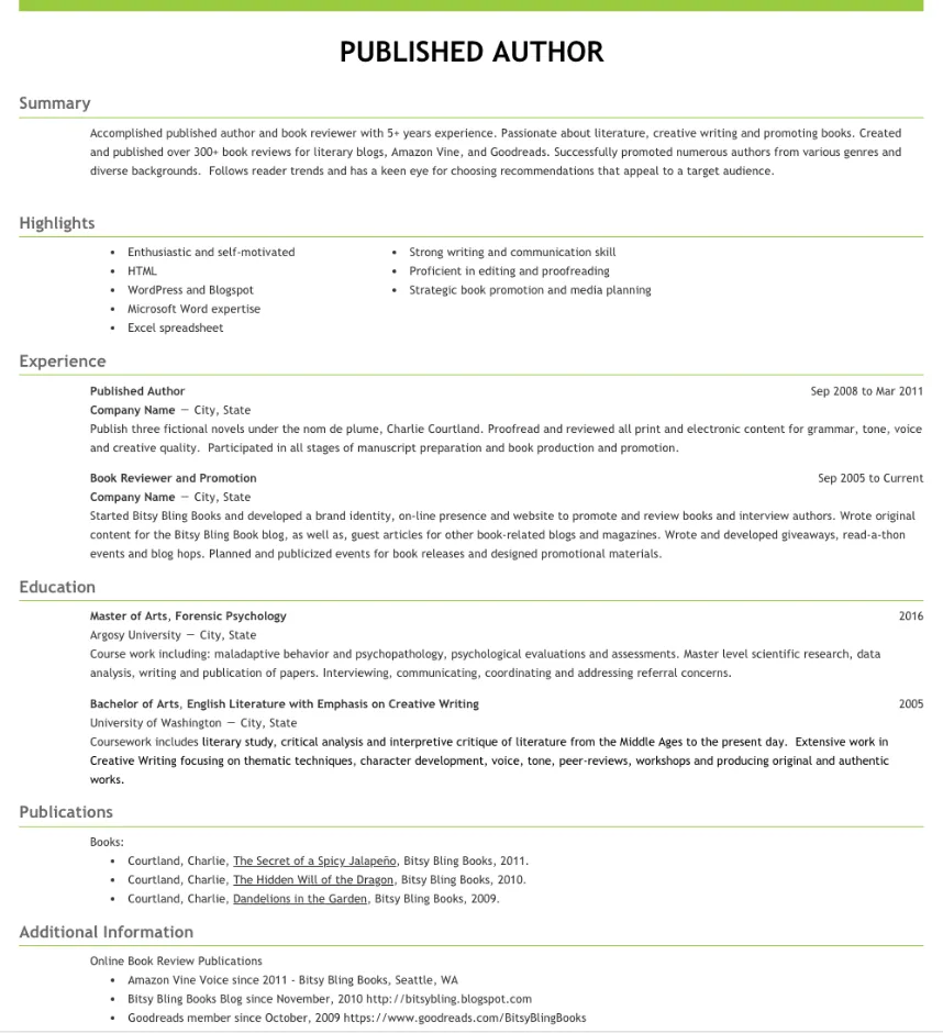 How to Correctly List Publications On a Resume or CV in 2024