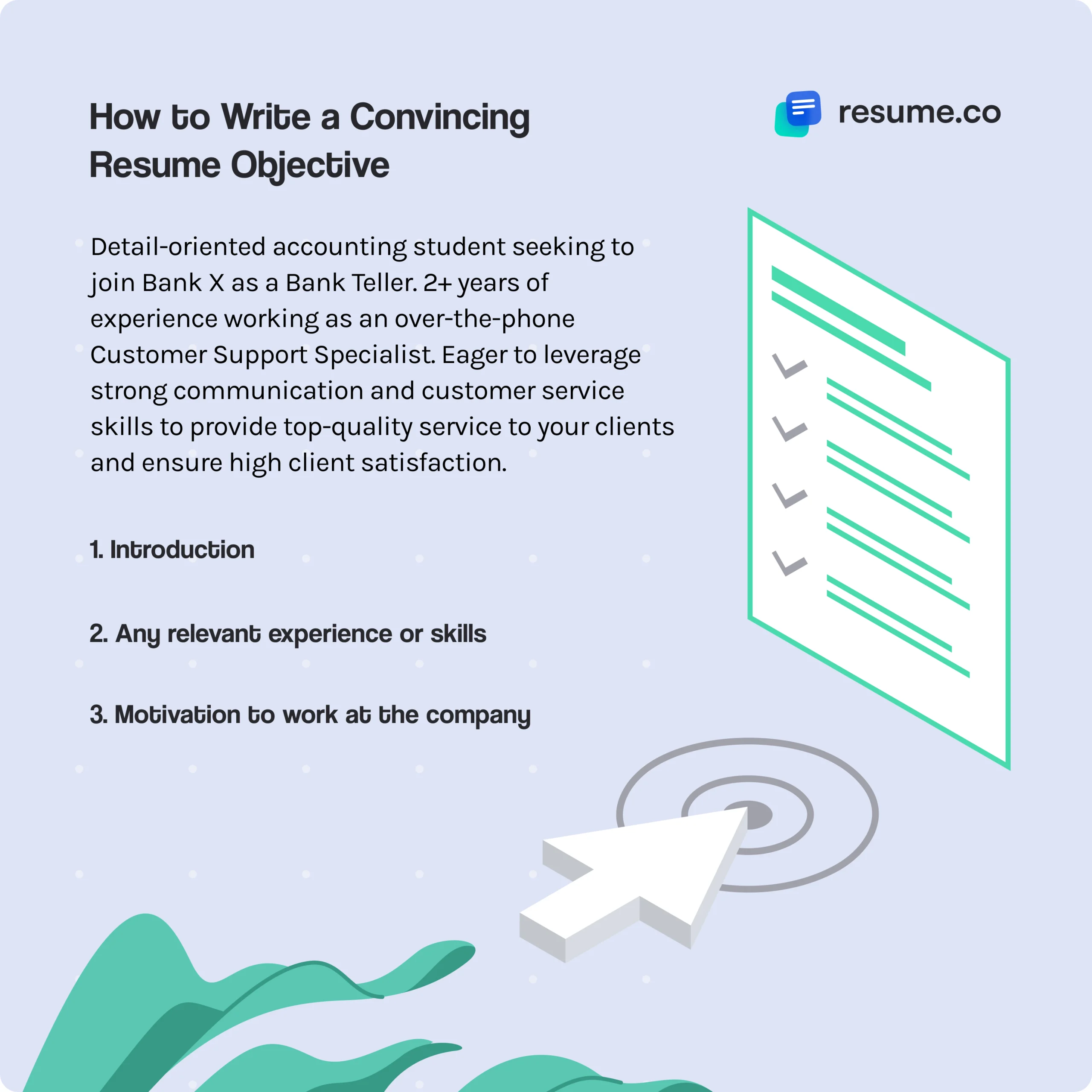 How to Write a Convincing Resume Objective