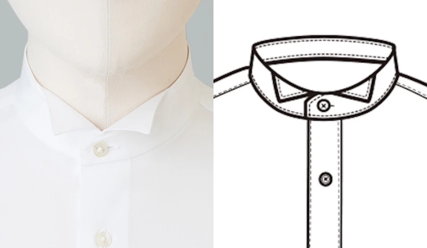 ウイングカラーシャツとは ネクタイの合わせ方や着こなしを解説 Answer