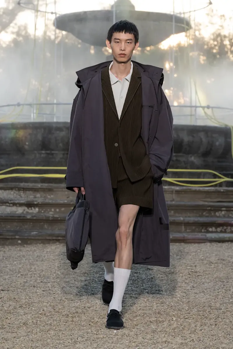 ピッティ ウオモ 2026　春夏 第二弾　Issey look 6 Giovanni Giannoni