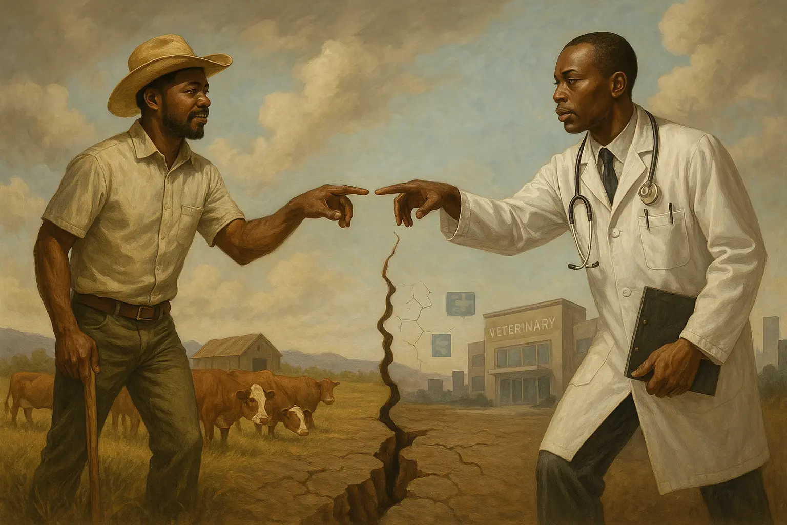 Disconnect between farmers and veterinary 