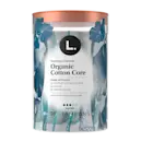 Organic super tampons with a 100% cotton core 