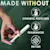 Hand holding L. tampon applicator. L. tampons are made without synthetic pesticides, fragrances, and rayon.