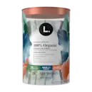 Organic regular, super and super plus tampons with a 100% cotton core 