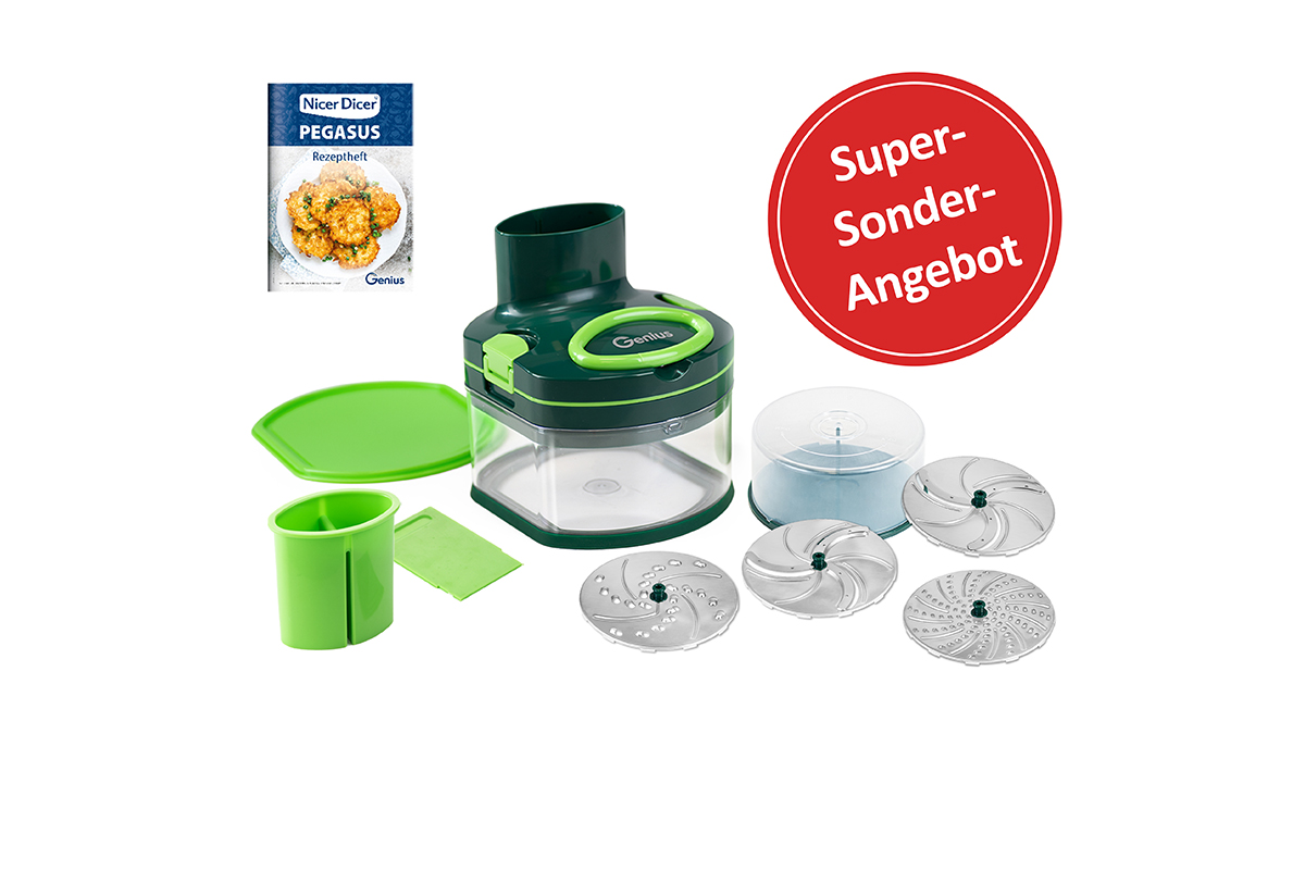 Perfekt zerkleinern mit dem Genius Multi-Zerkleinerer