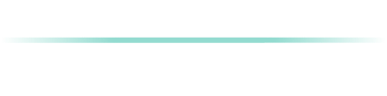 Short teal horizontal line that fades on both ends for creating a line break on page copy