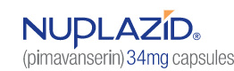 NUPLAZID logo links to https://www.nuplazid.com/