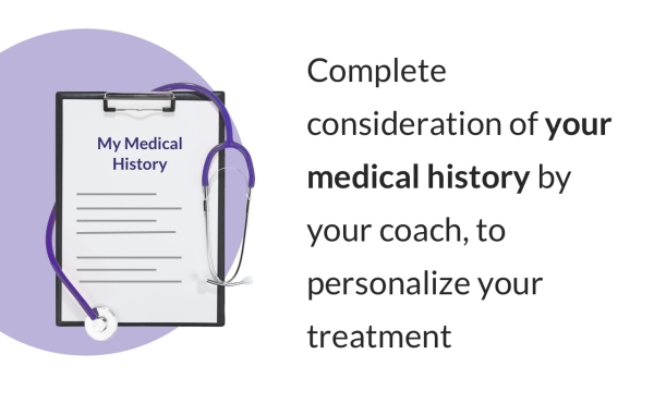 medical profile purple