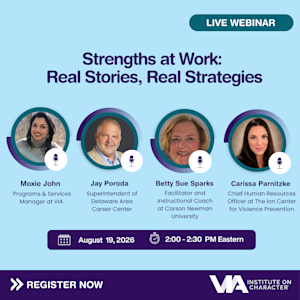 Strengths at Work | VIA Webinar