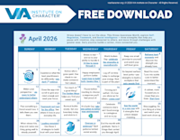 April 2026 Strengths Calendar