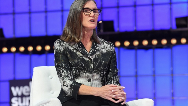 catherine-wood-chief-executive-officer-of-ark-investment-management-llc-speaks-during-a-session-at-the-web-summit-in-lisbon-portugal-on-wednesday-nov-2-2022-the-web-summit-runs-from-1-4-november/