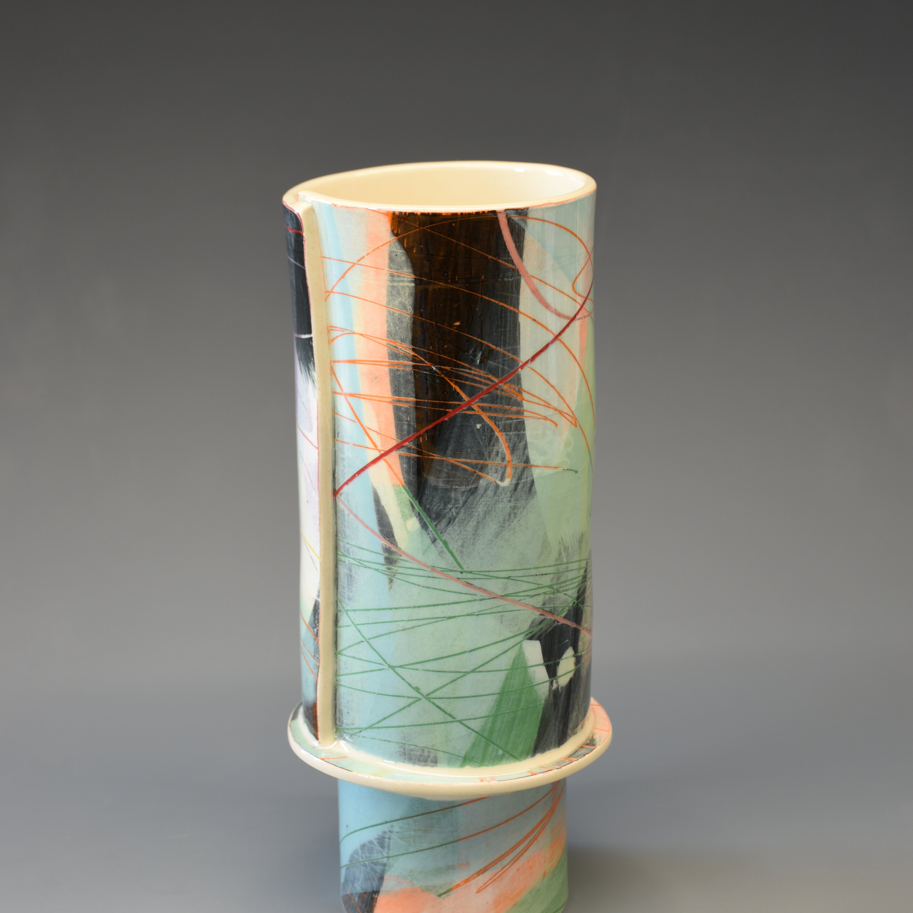 Elke Sada, Cylindrical Vase No. 1, #2