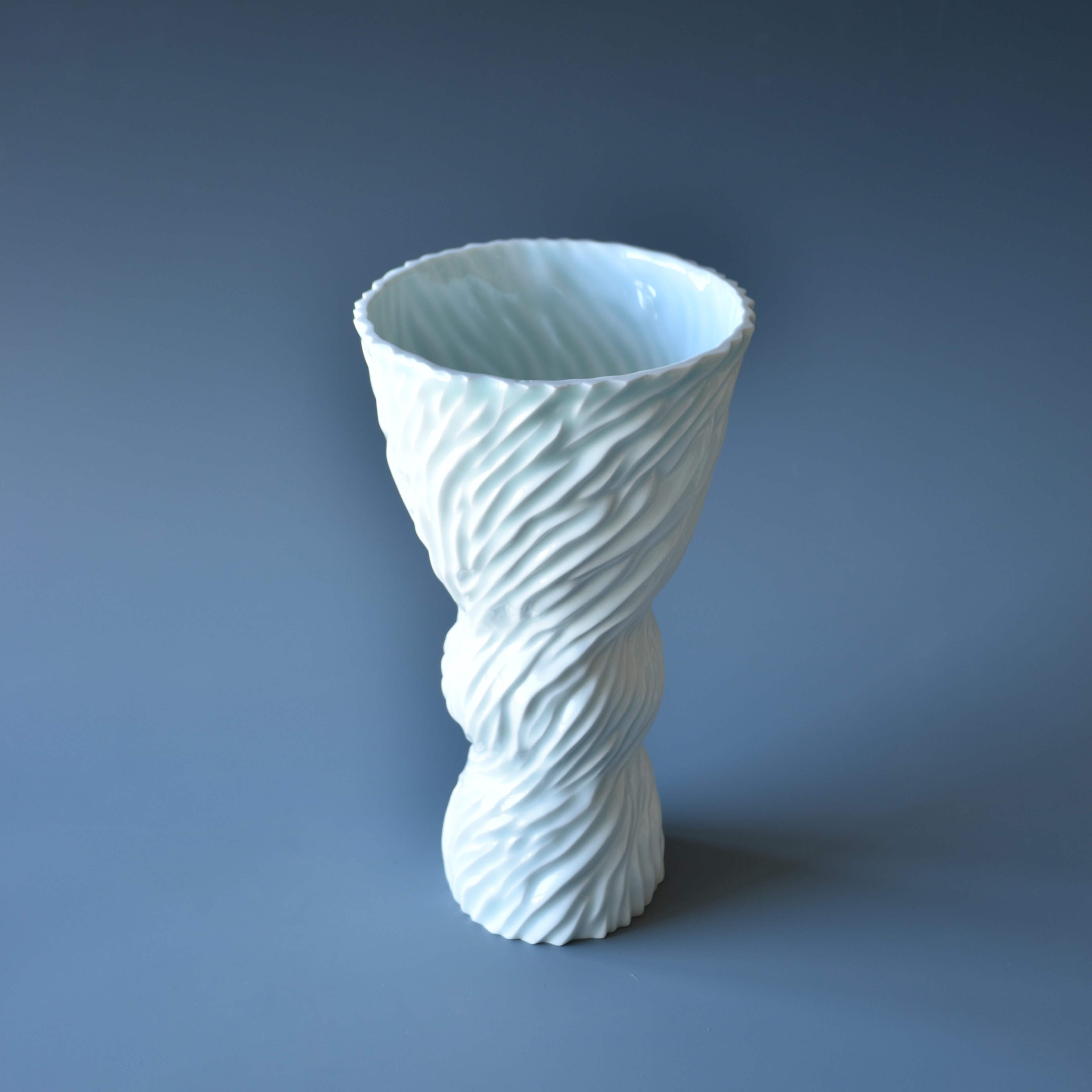 BH, Flow Vase, Celadon, #1