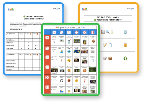 Activities for multiple grade levels