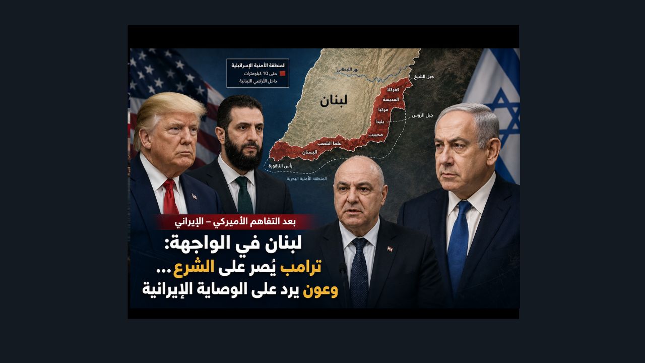 لبنان في الواجهة: ترامب يُصر على الشرع ويُغطي إسرائيل… وعون يرد على الوصاية الإيرانية