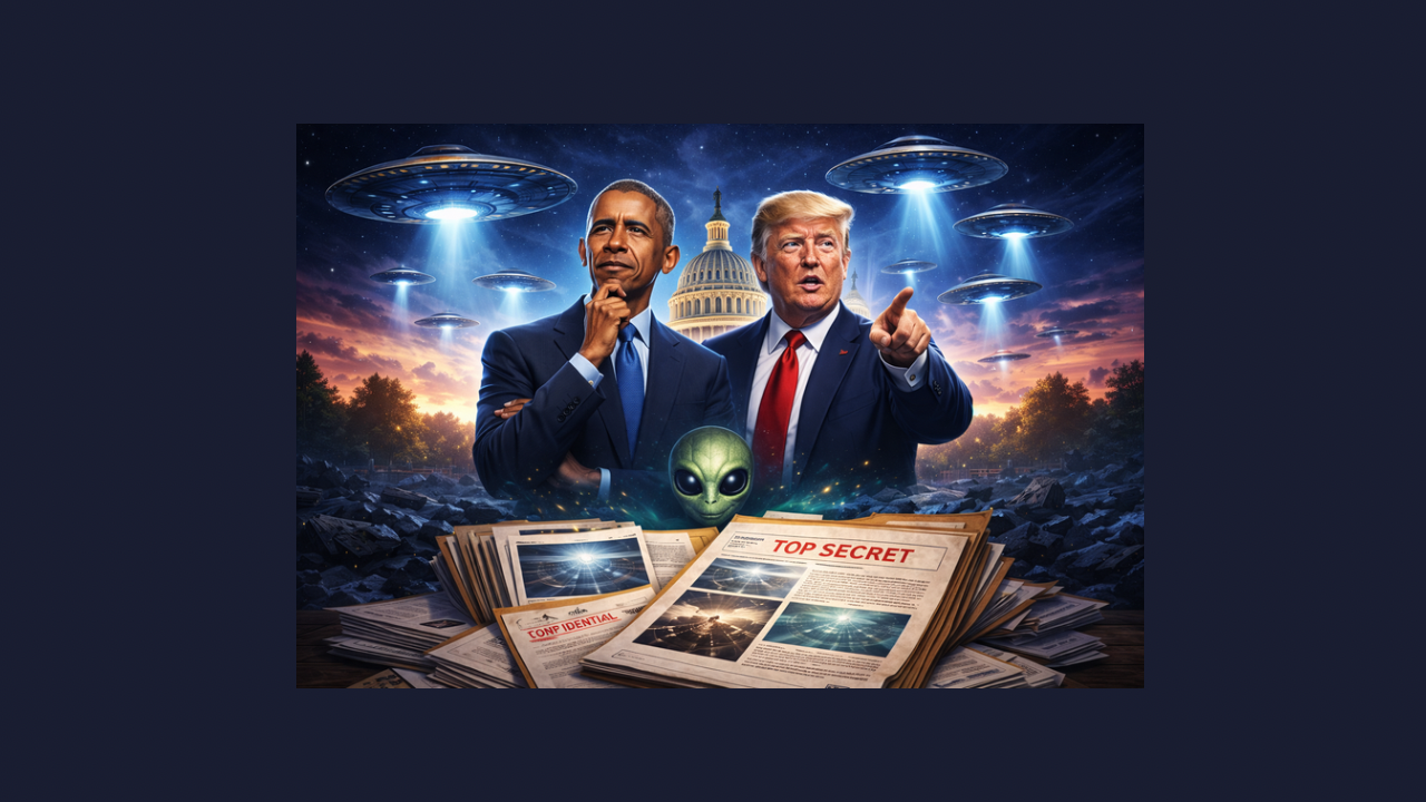 "الكائنات الفضائية" تعيد المبارزة على الرأي العام بين دونالد ترامب وباراك اوباما.. ما القصة؟
