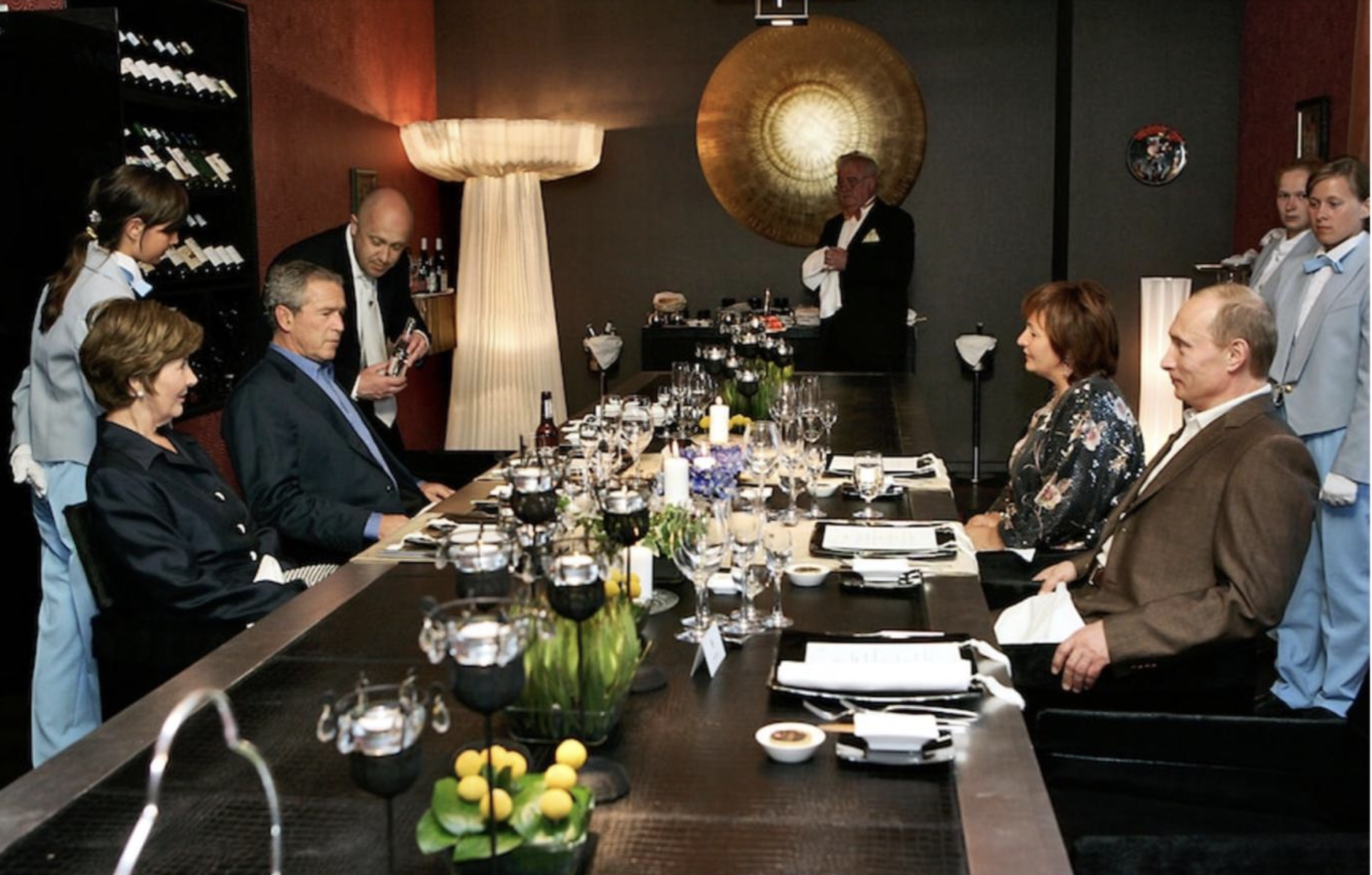 جورج دابليو بوش: نجوت من وجبة قدمها لي بريغوجين