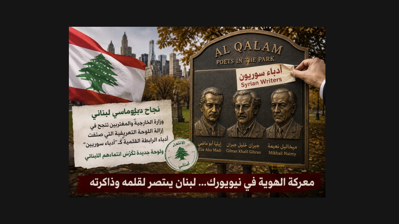     لبنان يستعيد “جبران ورفاقه” من التصنيف السوري في نيويورك