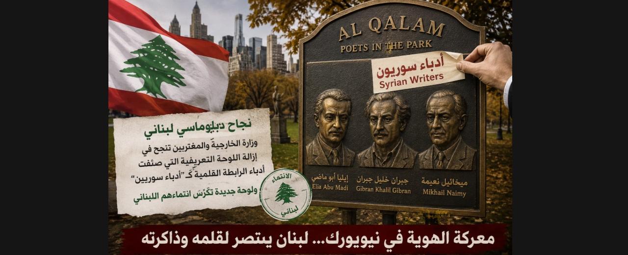 لبنان يستعيد “جبران ورفاقه” من التصنيف السوري في نيويورك