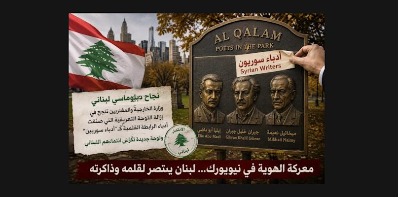 لبنان يستعيد “جبران ورفاقه” من التصنيف السوري في نيويورك