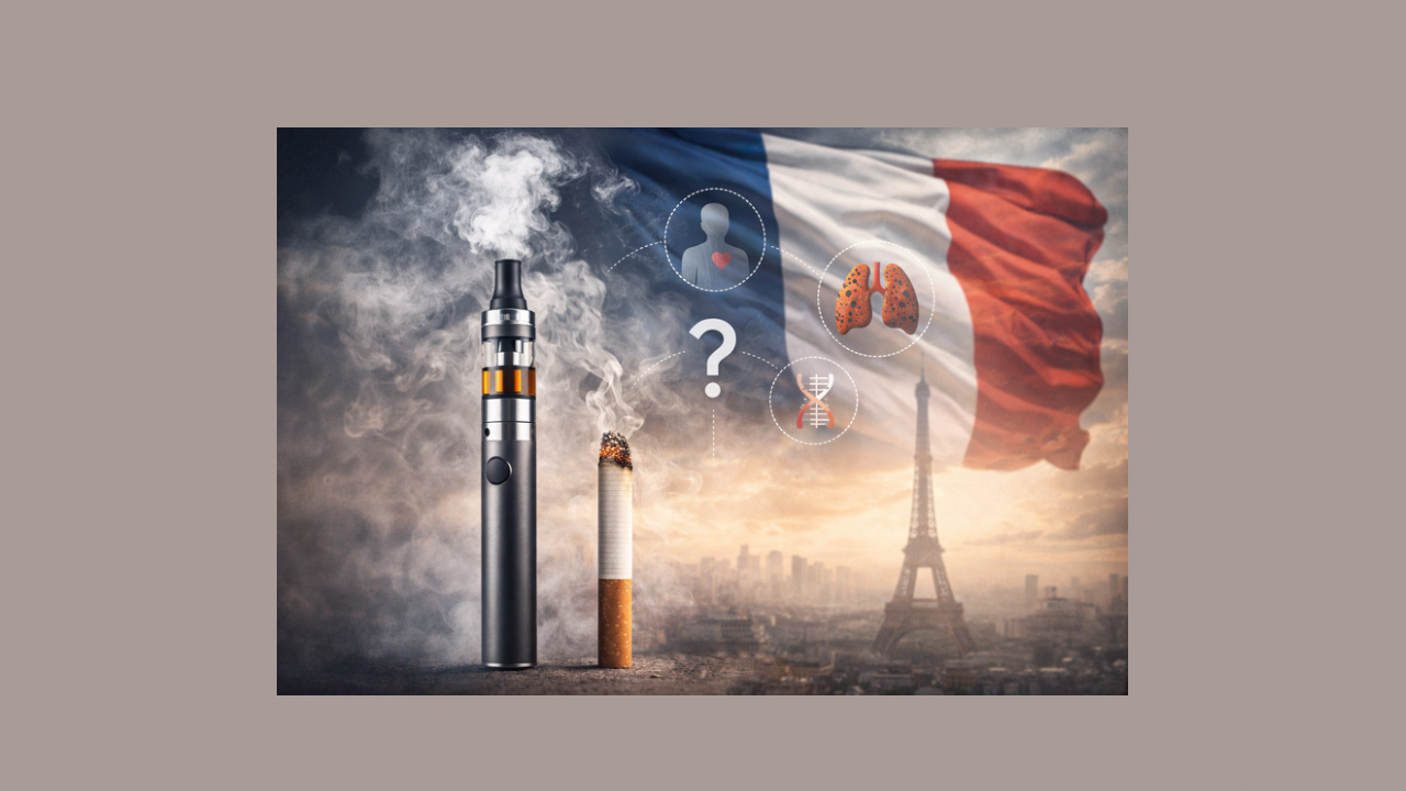 تقرير صحي فرنسي: «الفيب» أقل ضرراً من السجائر التقليدية… مع تحفّظ 	