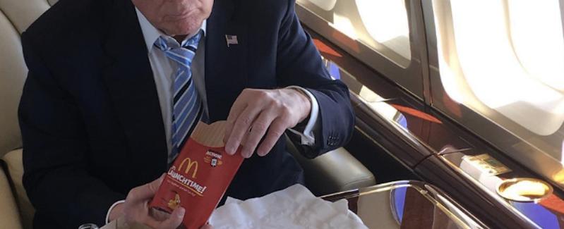 يوم مع نظام دونالد ترامب الغذائي "غير الصحّي"