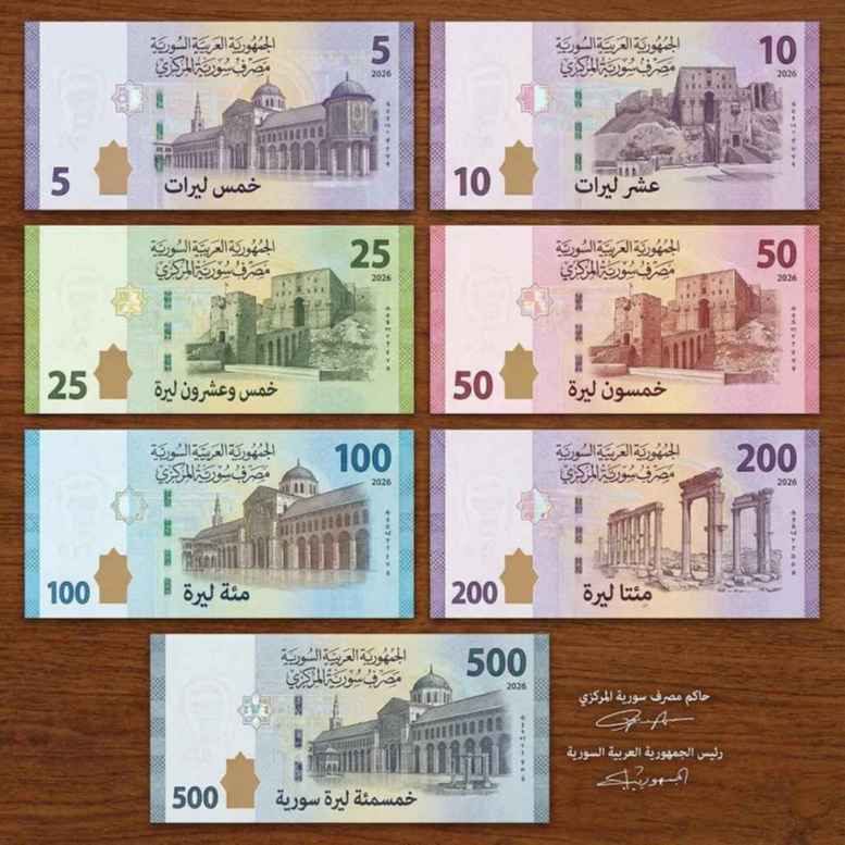العملة السورية الجديدة