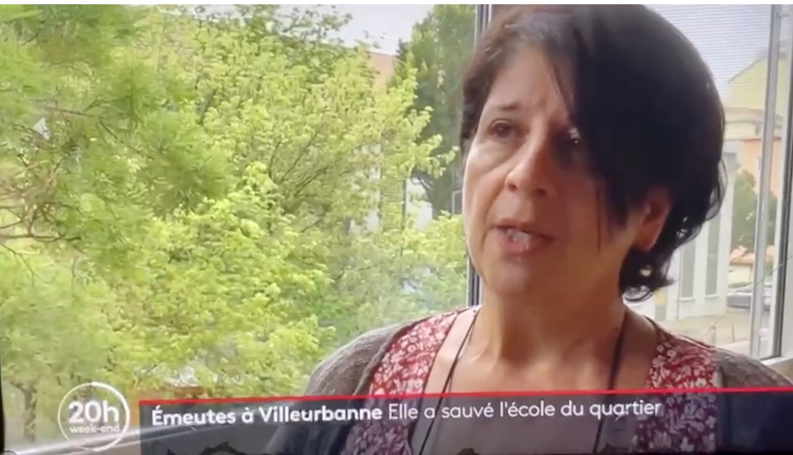 الإعلام الفرنسي يرفع الى مستوى "النموذج"سيّدة لبنانيّة الأصل حمت مدرسة في ليون.. القصة