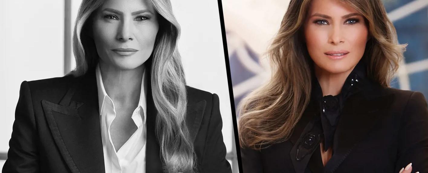 ميلانيا ترامب بين صورتها الرسمية الأولى والثانية... ماذا تغيّر؟