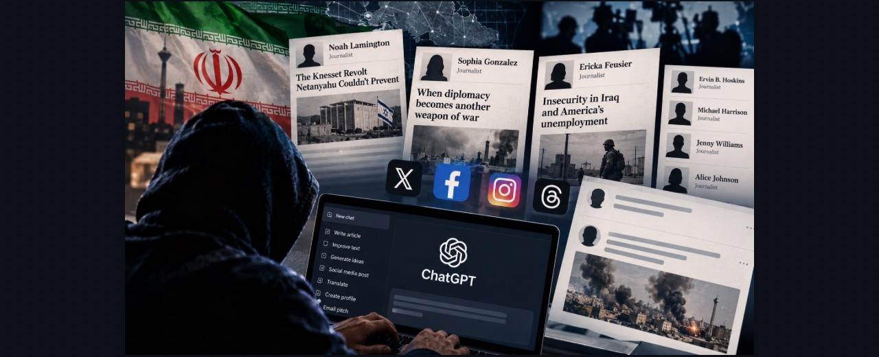 أوبن إيه آي تكشف حملة نفوذ إيرانية استخدمت الذكاء الاصطناعي لاختلاق صحافيين ونشر مقالات مضللة