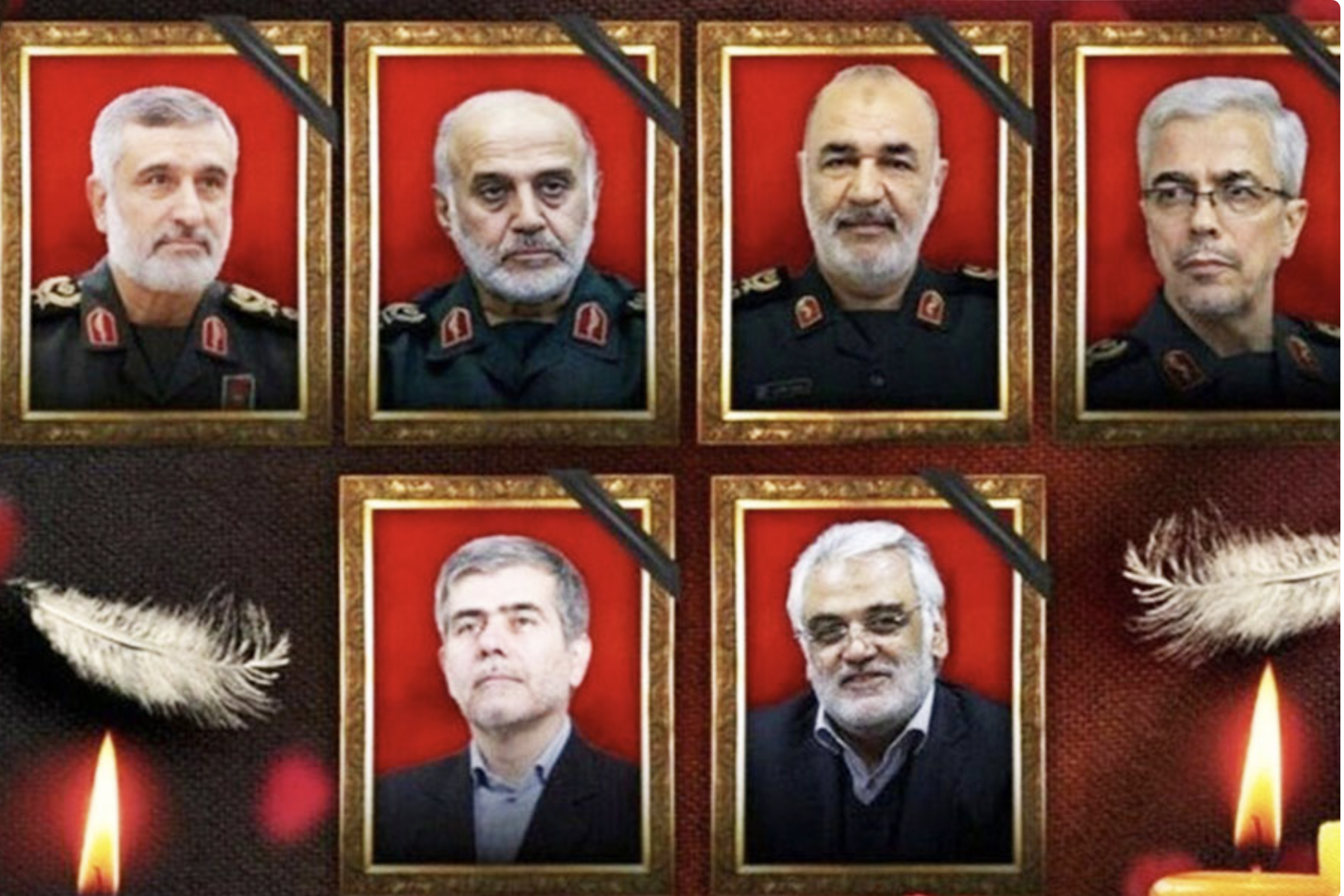 صنّفتهم بالـ "شهداء على طريق القدس".. إيران تبدأ تشييع قادتها على مراحل