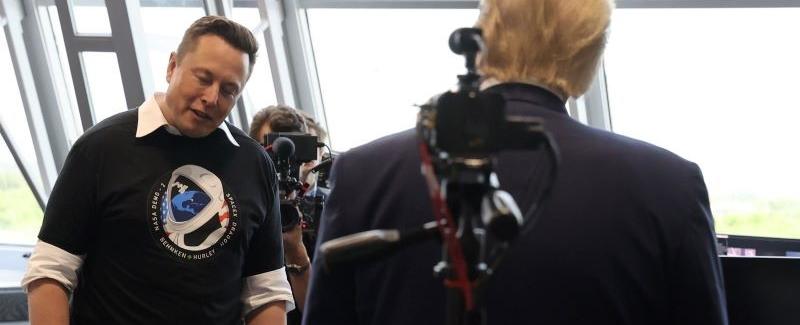 ماسك ومقابلة ترامب: المديح المتبادل