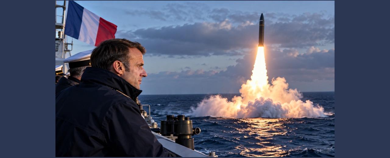 ماكرون يشهد إطلاق الصاروخ M51.3: فرنسا تعزز ردعها النووي