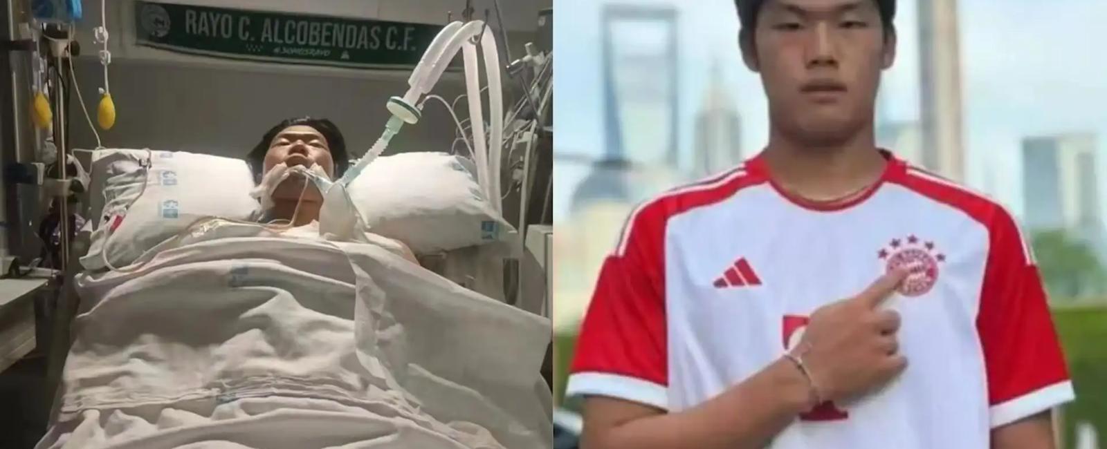 خلال مباراة كرة قدم.. ضربة تدخل لاعبا في "موت دماغي"