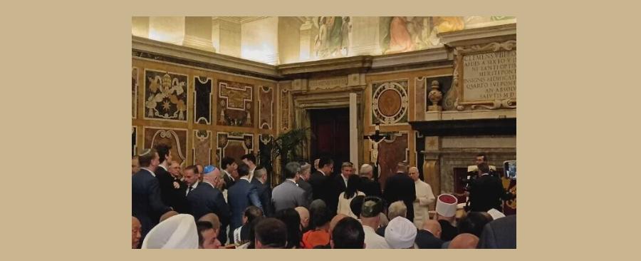 البابا ليون الرابع عشر واثق من أنّ صناعة السلم في العالم  ممكنة بالتلاقي المسيحي- الإسلامي- اليهودي