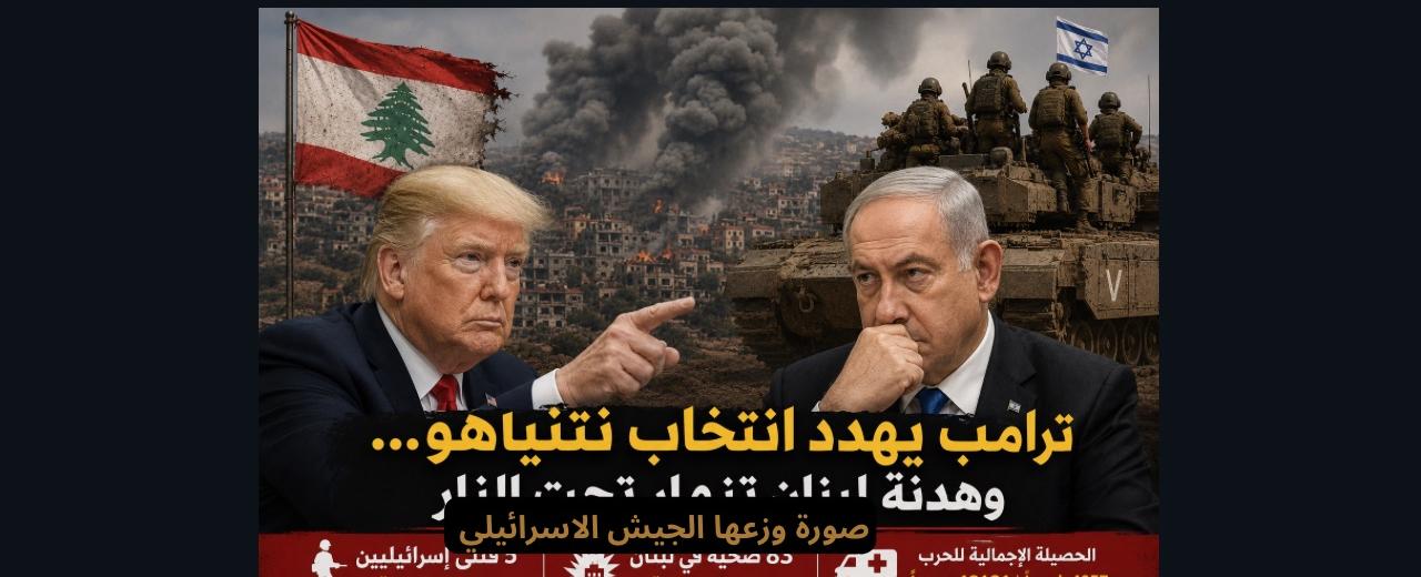 نار لبنان تحرق الهدنة… وترامب يلوّح لنتنياهو بورقة الانتخابات