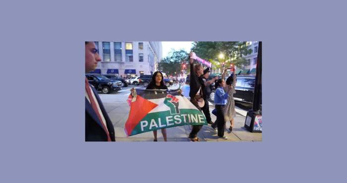 هتافات "حرروا فلسطين" و"ترامب هو هتلر": ناشطون يقتحمون عشاء حكومي في قلب واشنطن